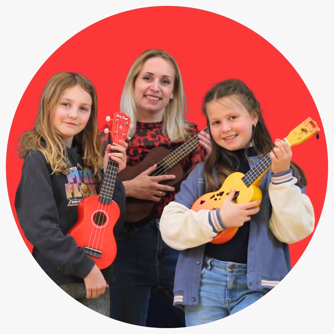 Vakdocent muziek ukelele