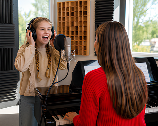 Zingen is natuurlijk leuk, maar het draagt ook bij aan de ontwikkeling van kinderen. Ze leren luisteren naar zichzelf, oefenen met ademhaling en stemgebruik en ervaren hoe het is om iets nieuws te proberen. Door regelmatig te oefenen ontdekken ze bovendien dat iets steeds beter lukt. Daarom bieden we buiten schooltijd zangles aan voor kinderen van 8 tot 12 jaar. Niet omdat ieder kind een professionele zanger hoeft te worden, maar omdat muziek plezier geeft, zelfvertrouwen kan versterken en kinderen helpt zich op hun eigen manier te ontwikkelen.